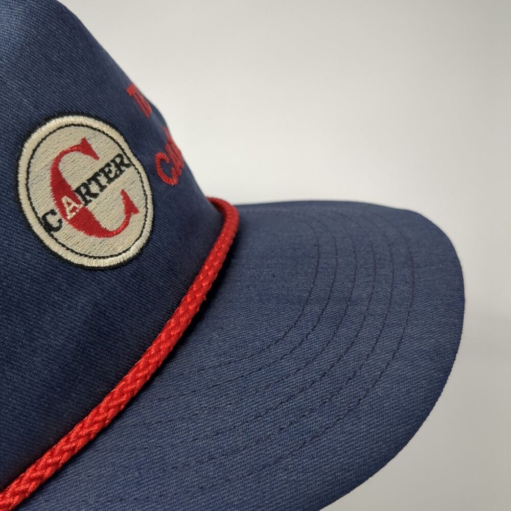 Team Carter Snapback Rope Hat Blue One Size Adjustable Embroidered - Picture 5 of 9